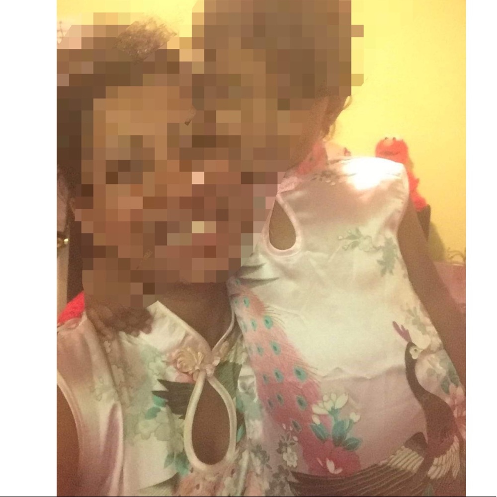 Mom daughter Chinese dress set